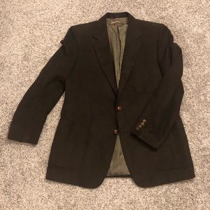 Vintage Lanvin suede blazer
